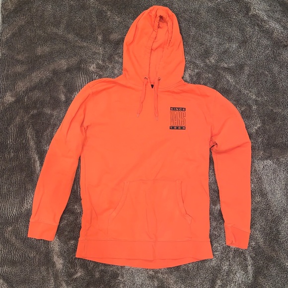 orange vans hoodie